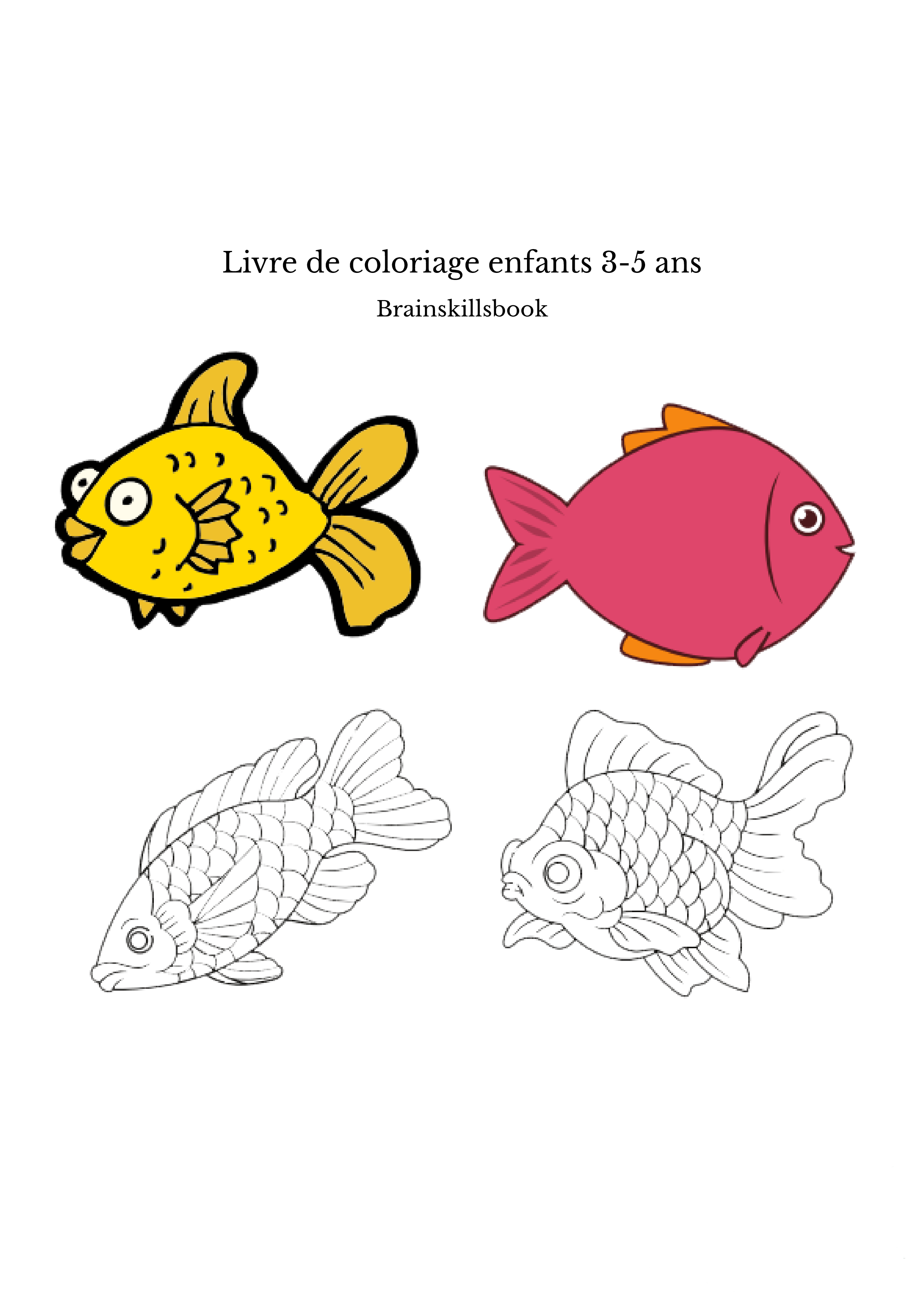Livre de coloriage enfants 3-5 ans - Abdellatif El alama