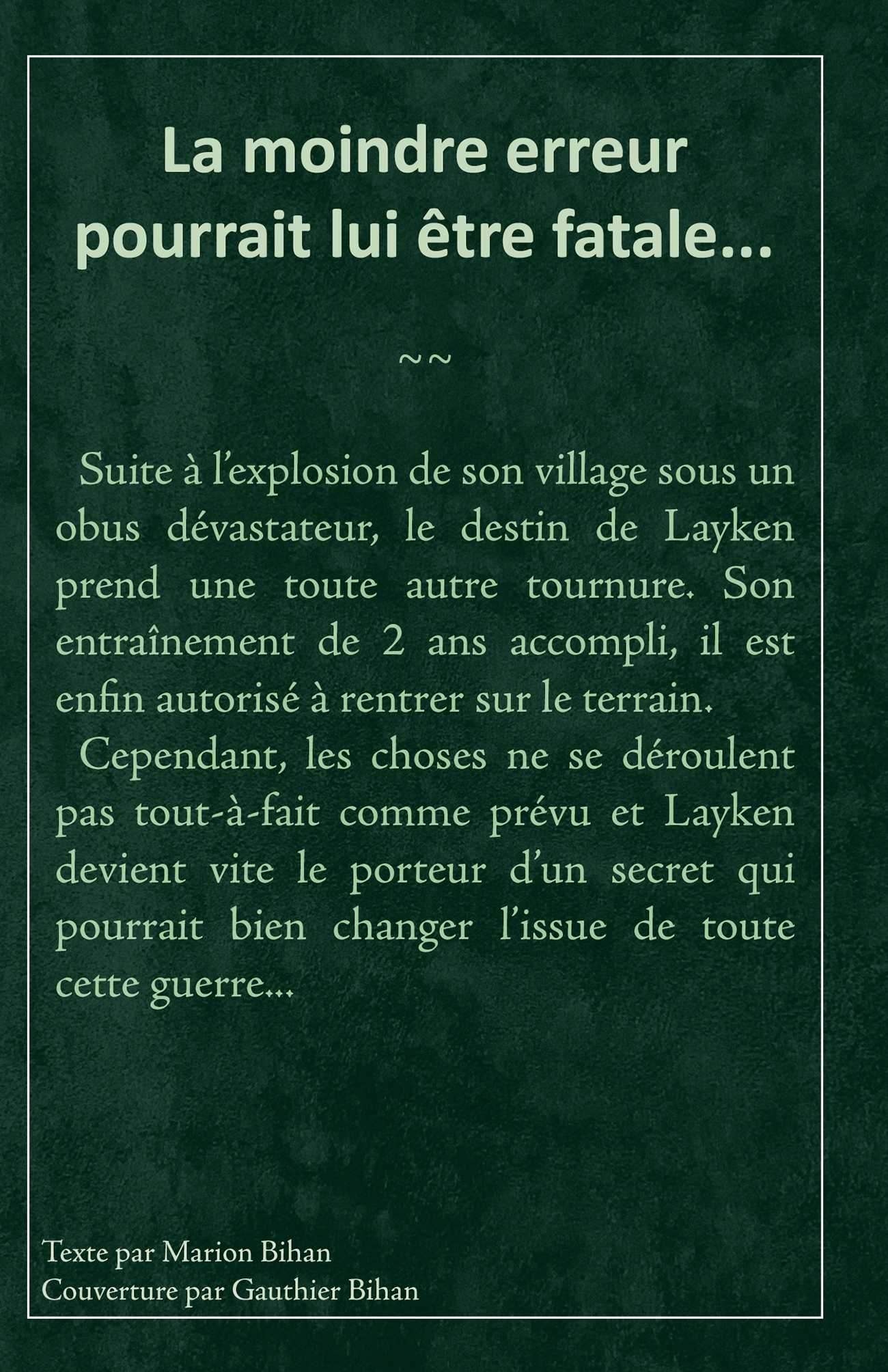 Layken Le Compte à Rebours &La Mission - Marion Bihan