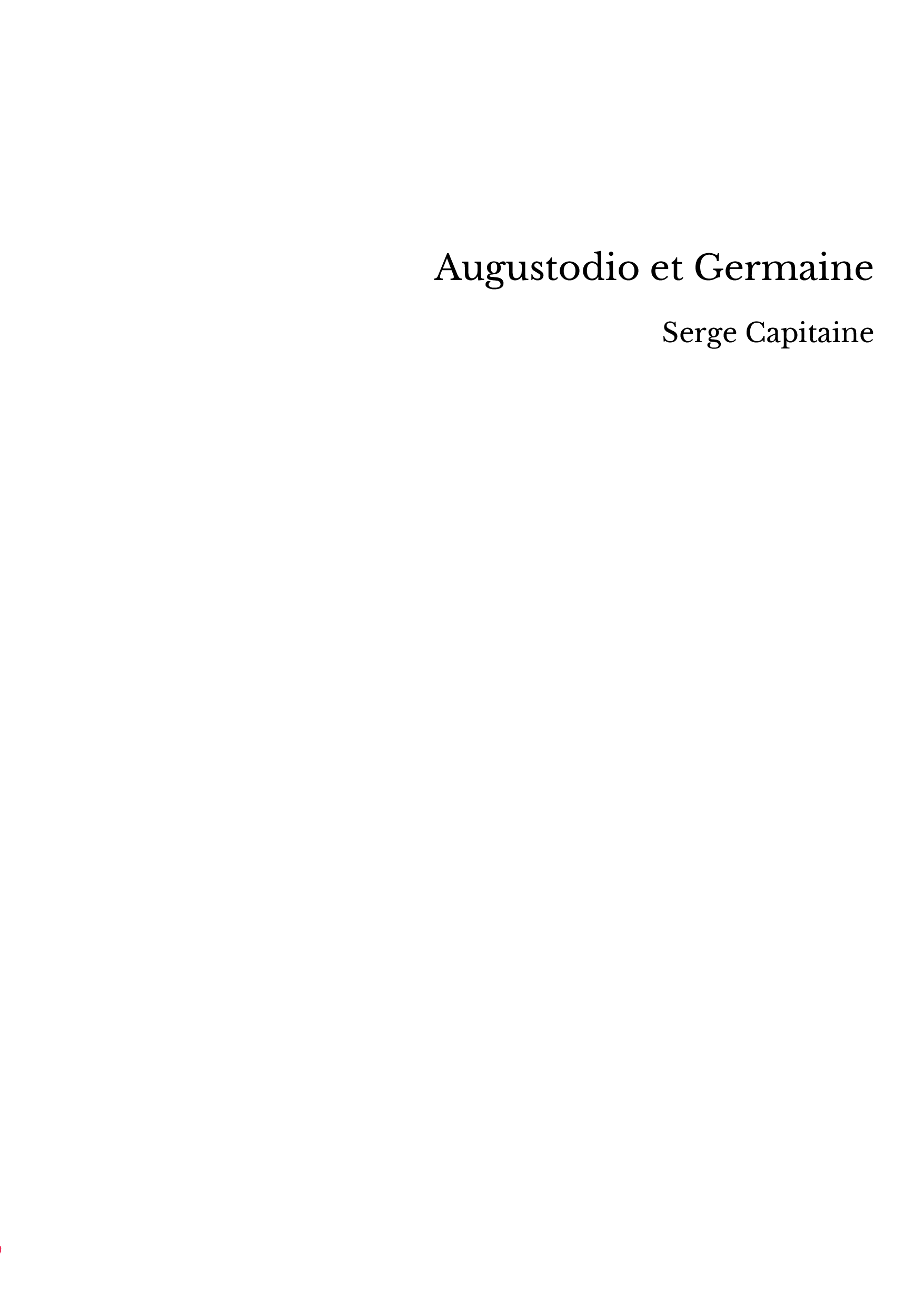 Augustodio et Germaine