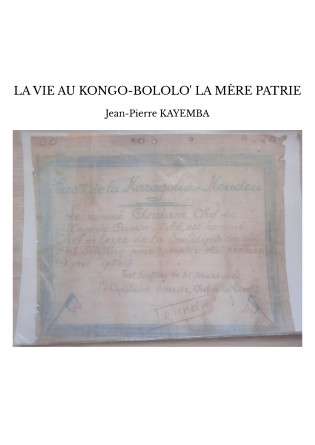 LA VIE AU KONGO-BOLOLO' LA MÈRE PATRIE