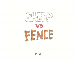 SHEEP VS FENCE