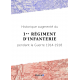 Historique 1ᵉʳ Régiment d'Infanterie