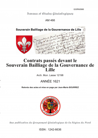 AM466- Contrats Bailliage Lille - 1621