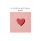 Je voudrais vous parler d'amour