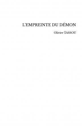 L’EMPREINTE DU DÉMON