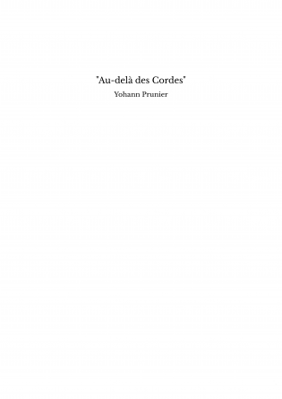 "Au-delà des Cordes"