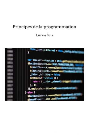 Principes de la programmation