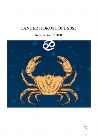 CANCER HOROSCOPE 2025