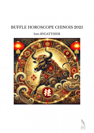 BUFFLE HOROSCOPE CHINOIS 2025