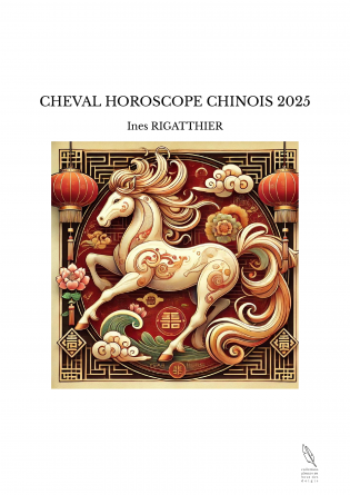 CHEVAL HOROSCOPE CHINOIS 2025