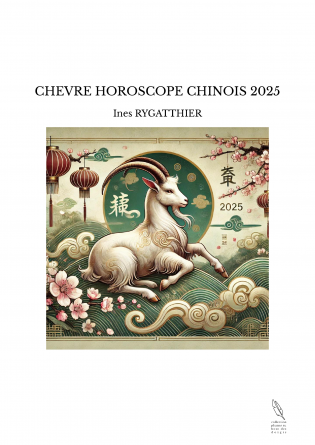 CHEVRE HOROSCOPE CHINOIS 2025