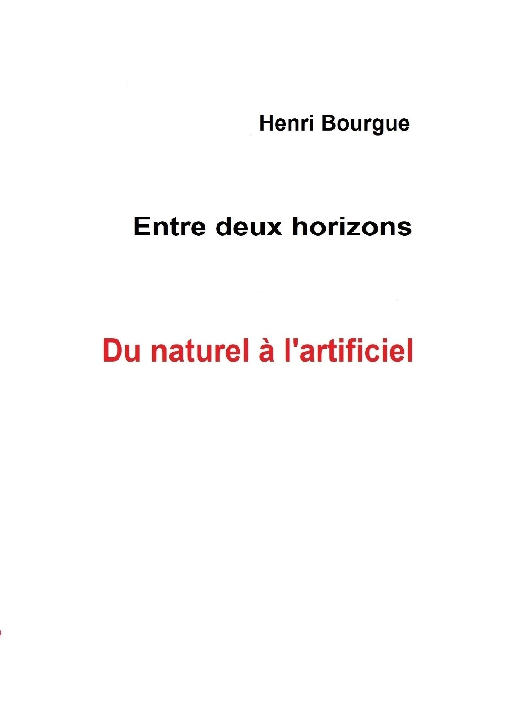 Du naturel à l'artificiel