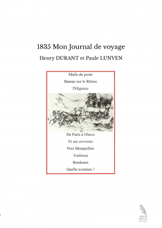 1835 Mon Journal de voyage